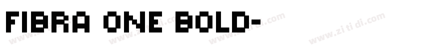 Fibra One Bold字体转换